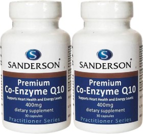 Sanderson+Premium+CoQ10+400mg+30+Capsules