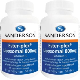 Sanderson+Ester-plex+Liposomal+800mg+Vitamin+C+55+Capsules