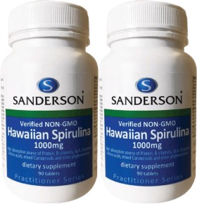 Sanderson+Sanderson+Hawaiian+Spirulina+1000mg+90+Tablets