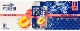 NEW+Kirin+Hyoketsu+Peach+6%25+10+x+330ml+Cans