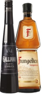 Galliano+Sambuca+Black+or+White+or+Frangelico+Liqueur+700ml