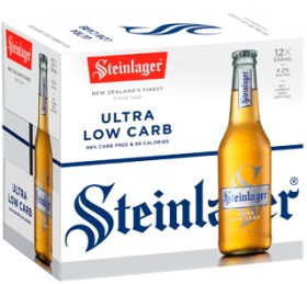 Steinlager+Ultra+Low+Carb+12+x+330ml+Bottles