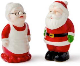 Celebrate+Christmas+Mr+%26amp%3B+Mrs+Claus+Salt+%26amp%3B+Pepper+Shakers%2C+Set+of+2