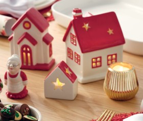 Celebrate-Christmas-Ornamental-Houses on sale