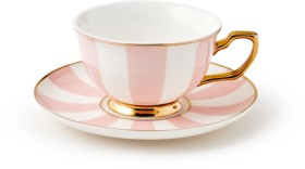 Cristina+Re+Stripe+Cup+%26amp%3B+Saucer%2C+Blush