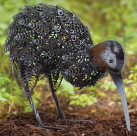 Gardenhub-Metal-Kiwi-Ornament-40cm on sale