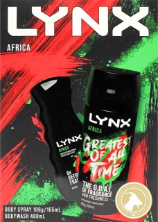 Lynx+Africa+Body+Spray+%26amp%3B+Body+Wash+400ml