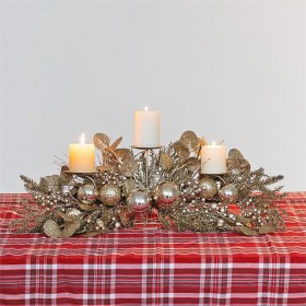 Christmas+Wishes+Gold+Christmas+3+Candle+Centrepiece