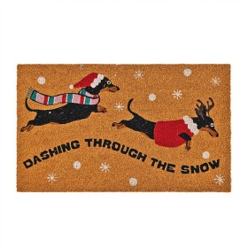 Christmas+Wishes+Dashing+Through+The+Snow+Coir+Mat