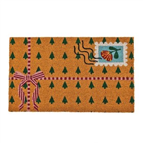 Christmas-Wishes-Xmas-Postcard-Coir-Mat on sale