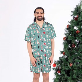 Mens-Ho-Ho-Ho-Hounds-Pj-Set on sale