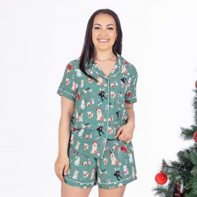 Womens-Ho-Ho-Ho-Hounds-Pj-Set on sale