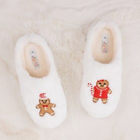 Christmas+Wishes+Gingerbread+Slippers