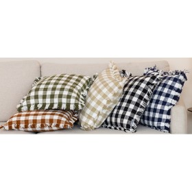 London-Gingham-Cushions on sale