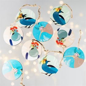 Christmas-Wishes-Birds-Set-of-9-Hanging-Tree-Decorations on sale