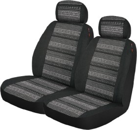 Repco+Aztec+Grey+Seat+Cover+Pairs