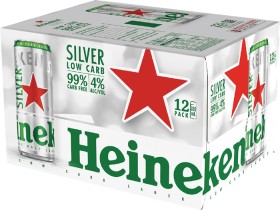 Heineken+Silver+Low+Carb+Cans+12+Pack