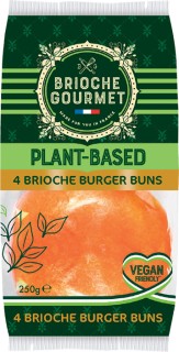 Brioche+Gourmet+Vegan+Burger+Bun+4+Pack