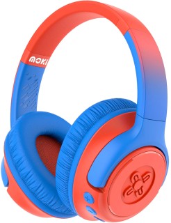 Moki+Mixi+Kids+Volume+Limited+Wireless+Headphone+-+Blue+%26amp%3B+Red