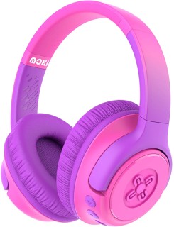 Moki+Mixi+Kids+Volume+Limited+Wireless+Headphone+-+Pink+%26amp%3B+Purple