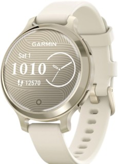 Garmin-Lily-2-Active-Smart-Watch-Cream-Gold-with-Bone-Silicone-Band on sale