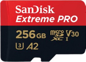 SanDisk-Extreme-Pro-MicroSDHC-UHS-I-Card-with-Adapter-256GB on sale