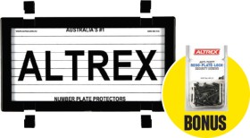 Altrex-Number-Plate-Protectors on sale