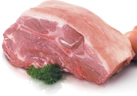 Woolworths+Free+Farmed+Pork+Shoulder+Roast+Bone+In