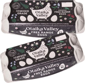 Otaika+Valley+Free+Range+Mixed+Eggs+10+Pack