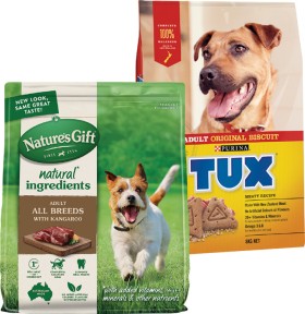 Nature%26rsquo%3Bs+Gift+Sustain+Dry+Dog+Food+6kg+or+Tux+Biscuit+Dry+Dog+Food+8kg