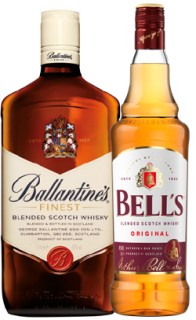 Ballantine%26rsquo%3Bs+Finest+Blended+Scotch+Whisky+or+Bell%26%23039%3Bs+Blended+Scotch+Whisky+1L