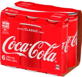 Coca-Cola+or+Schweppes+Range+6+x+250ml+Cans