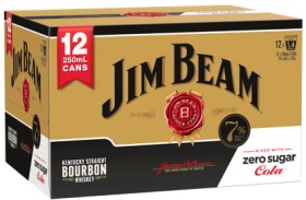 Jim+Beam+Gold+7%25+Zero+12+x+250ml+Cans