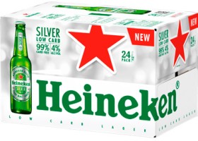 Heineken+Silver+Low+Carb+24+x+330ml+Bottles