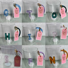 Alphabet+Glass+Mugs