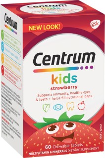 Centrum+Kids+Chewable+Tablets+Strawberry+60s