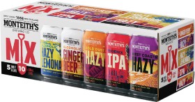 Monteith%26rsquo%3Bs+Mixed+Craft+Beer+Cans+10+Pack