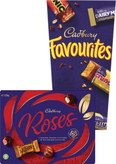 Cadbury+Roses+225g+or+Favourites+265g