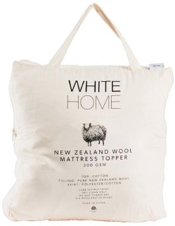 White+Home+New+Zealand+Wool+Mattress+Topper