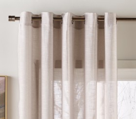 40%25+off+Neutrals+Sheer+Eyelet+Curtains