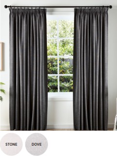 40%25+off+Neutrals+Blockout+Pencil+Pleat+Curtains