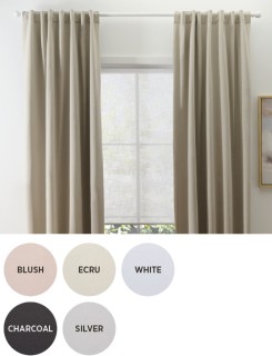 50%25+off+KOO+Loft+Linen+Look+Curtains