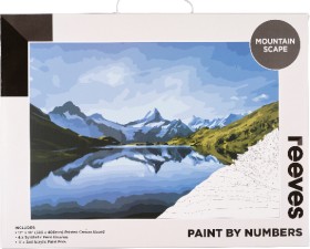 NEW+Reeves+Paint+by+Numbers+-+Mountain+Scape