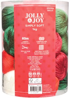 NEW-Jolly-Joy-1kg-Christmas-Yarn-Tub on sale