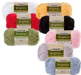 30%25+off+4+Seasons+Brighton+Cotton+Blend+50g