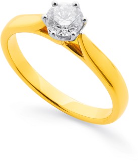 18ct%2C+Diamond+Solitaire+Ring