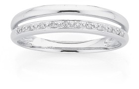 9ct-White-Gold-Diamond-Ring on sale