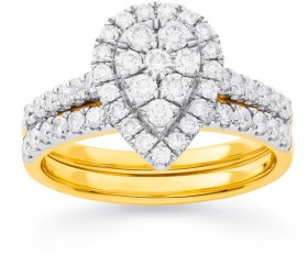 9ct%2C+Diamond+Bridal+Set