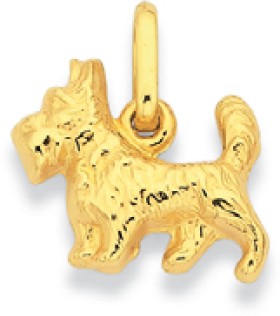 9ct+Scottie+Dog+Charm