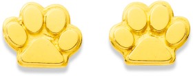 9ct-Dog-Paw-Studs on sale